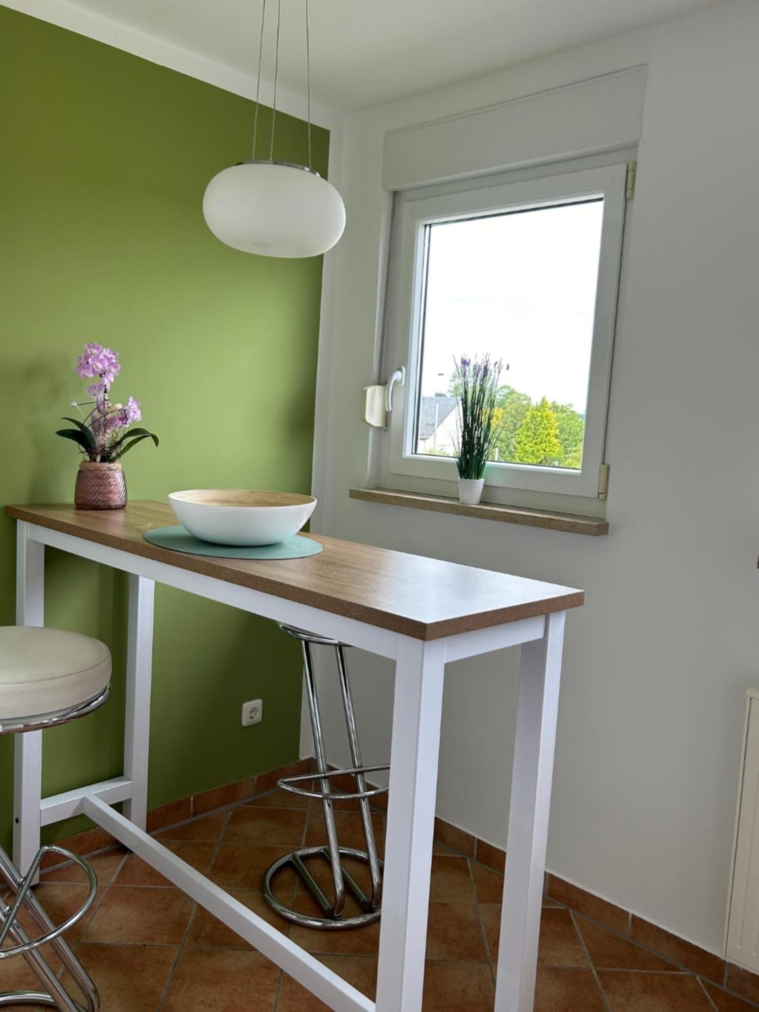 Apartment Kornbergblick Schwarzenbach an der Saale Bagian luar foto