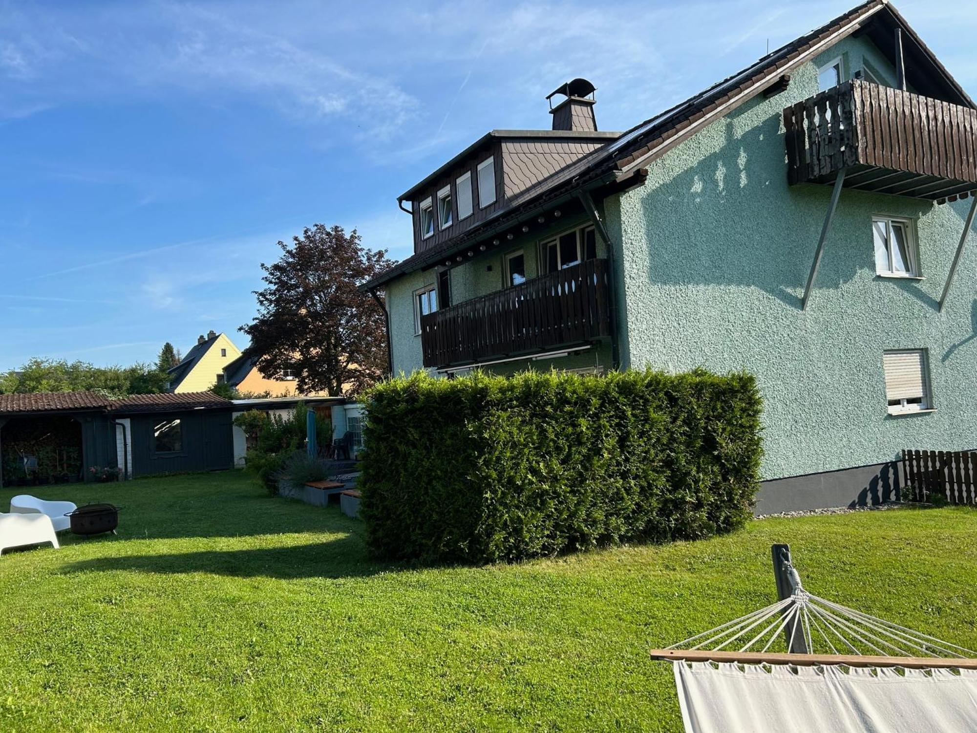 Apartment Kornbergblick Schwarzenbach an der Saale Bagian luar foto